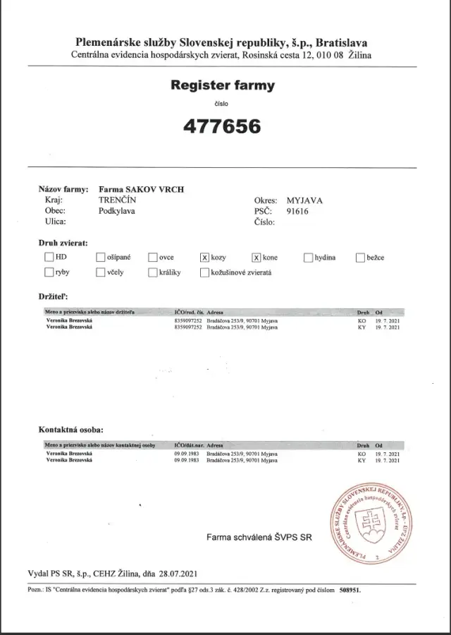 Ostatné certifikácie