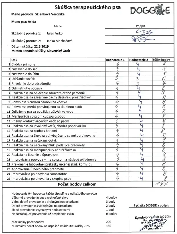 Certifikácie canisterapie